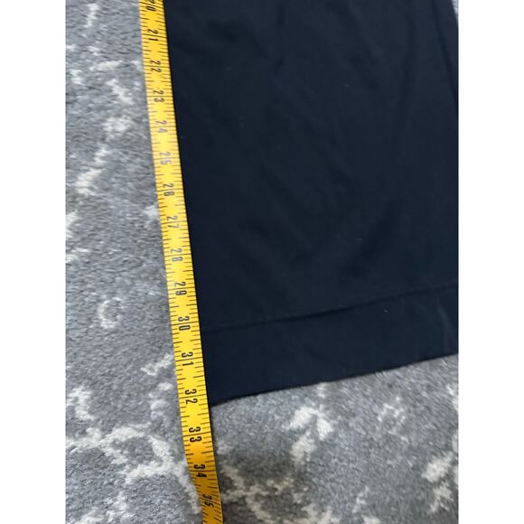 High Waisted Button Multiple Pockets Straight Leg Fleece Pants Size LARGE - Picture 8 of 8